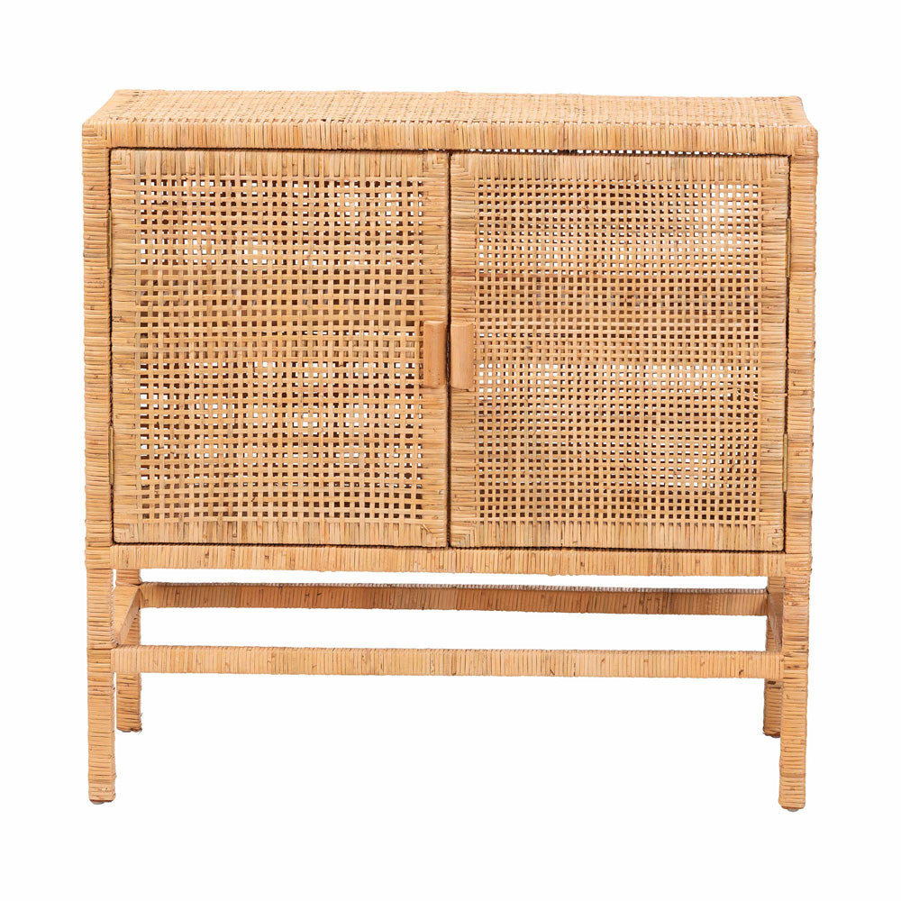 bali & pari - Vivan Storage Cabinet in Natural Brown - Vivan-SVN2630A-Natural-Cabinet view 3