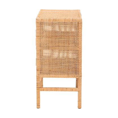 bali & pari - Vivan Storage Cabinet in Natural Brown - Vivan-SVN2630A-Natural-Cabinet view 4