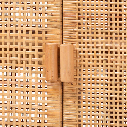 bali & pari - Vivan Storage Cabinet in Natural Brown - Vivan-SVN2630A-Natural-Cabinet view 6
