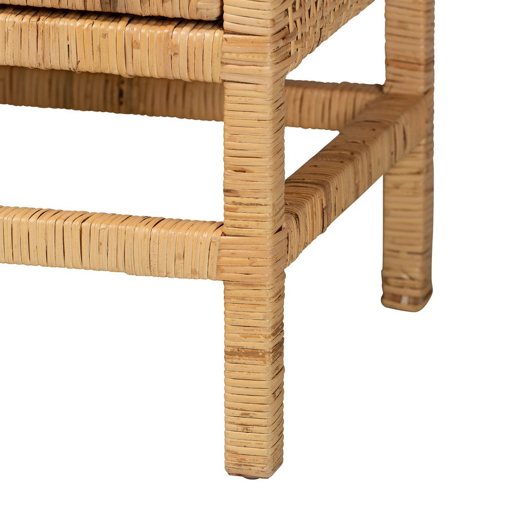 bali & pari - Vivan Storage Cabinet in Natural Brown - Vivan-W137-Rattan-Cabinet view 7