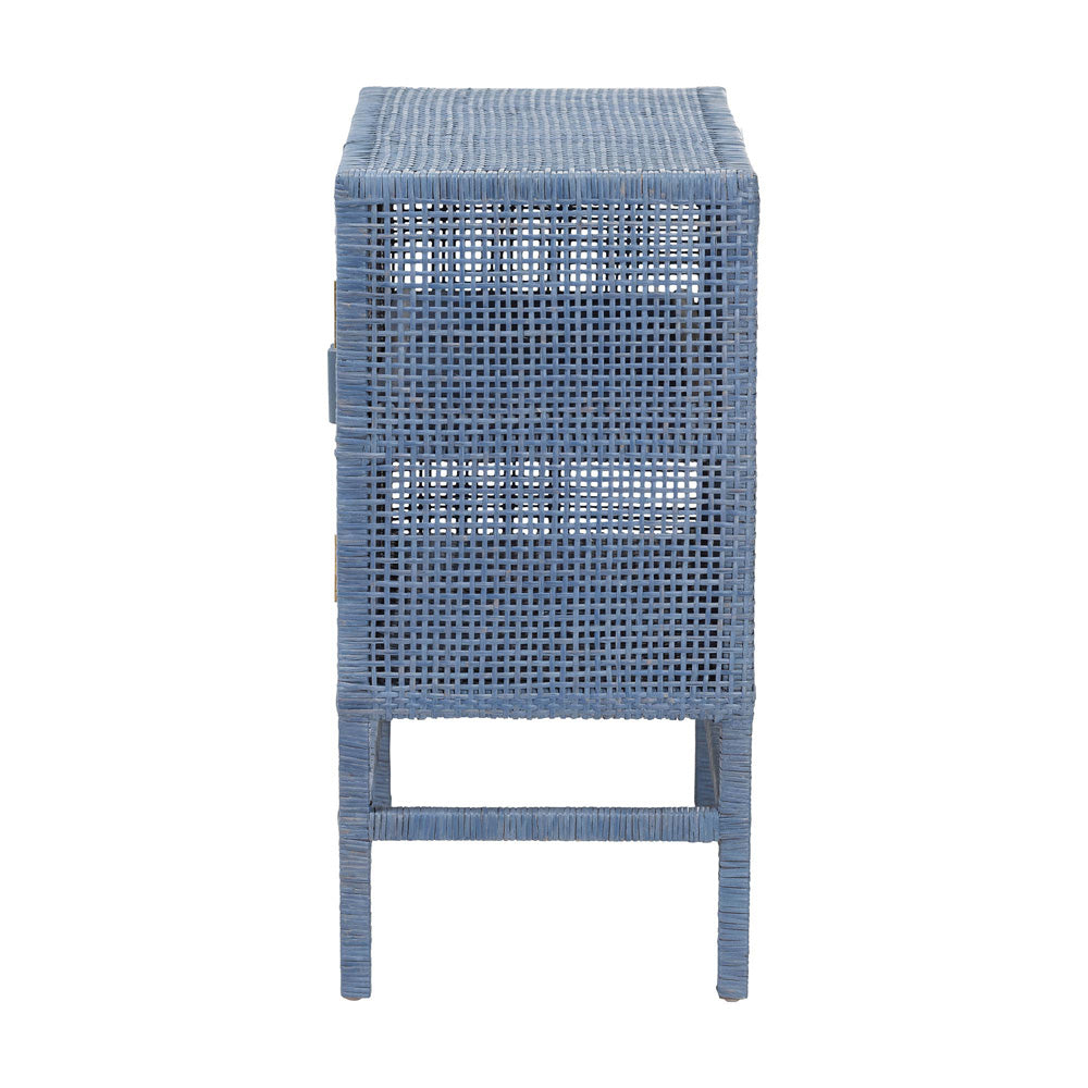bali & pari - Vivan Storage Cabinet in Navy Blue - Vivan-SVN2630NB-Navy Blue-Cabinet view 4