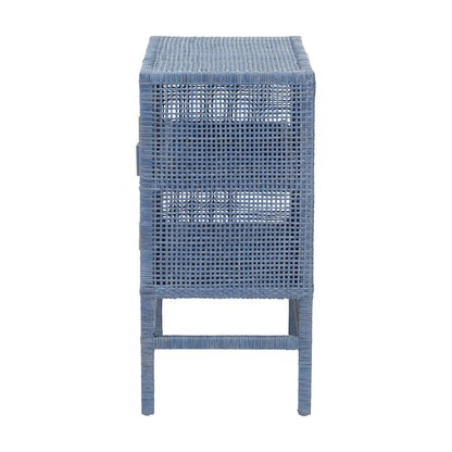 bali & pari - Vivan Storage Cabinet in Navy Blue - Vivan-SVN2630NB-Navy Blue-Cabinet view 4