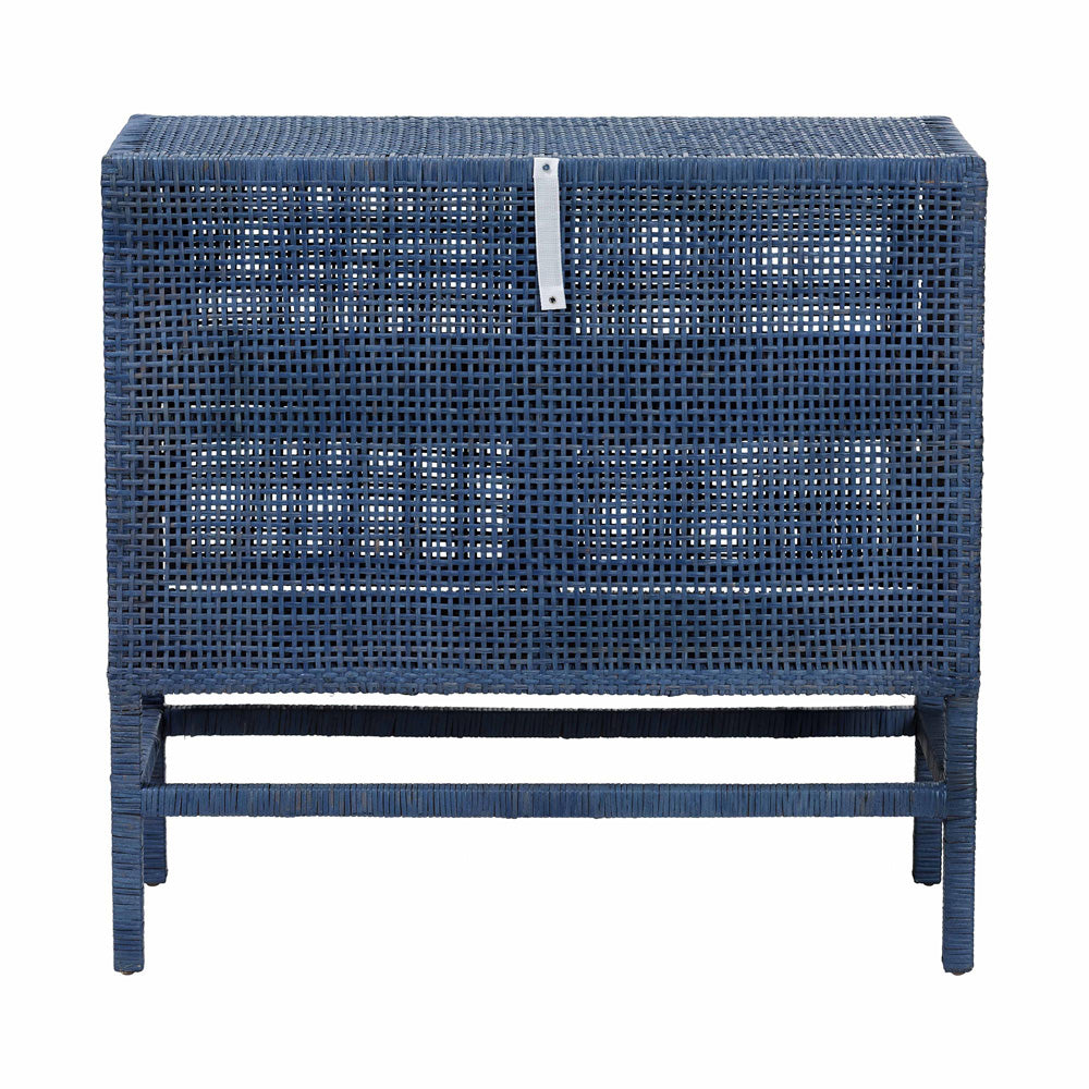 bali & pari - Vivan Storage Cabinet in Navy Blue - Vivan-SVN2630NB-Navy Blue-Cabinet view 5