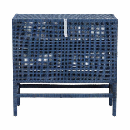 bali & pari - Vivan Storage Cabinet in Navy Blue - Vivan-SVN2630NB-Navy Blue-Cabinet view 5