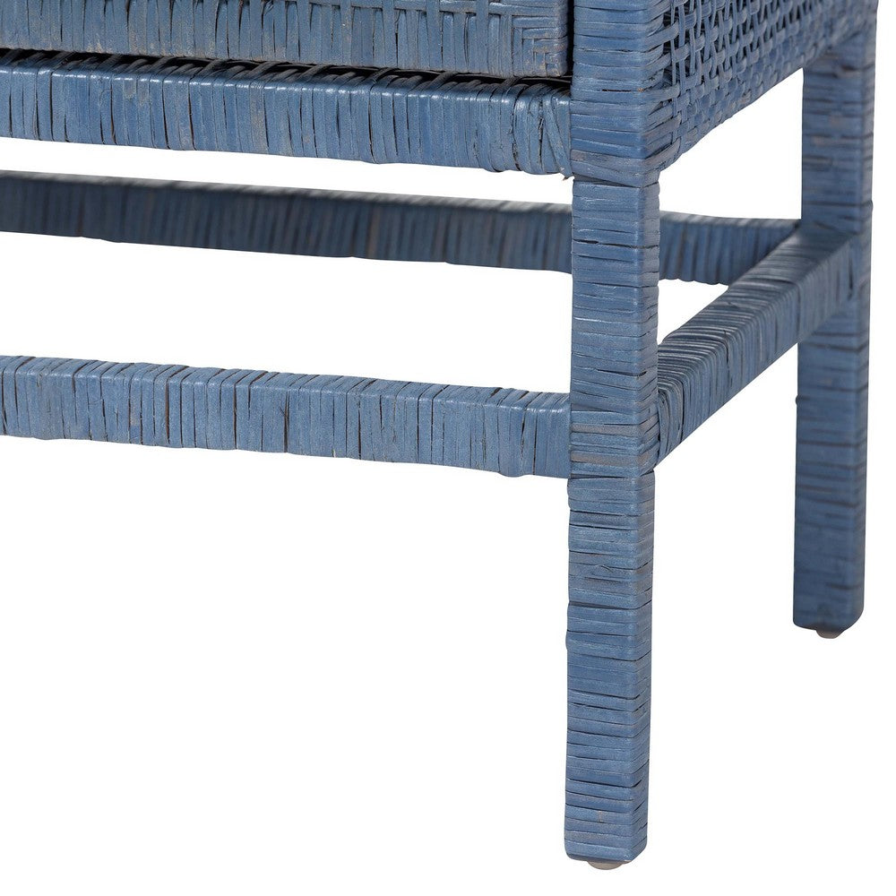 bali & pari - Vivan Storage Cabinet in Navy Blue - Vivan-SVN2630NB-Navy Blue-Cabinet view 7