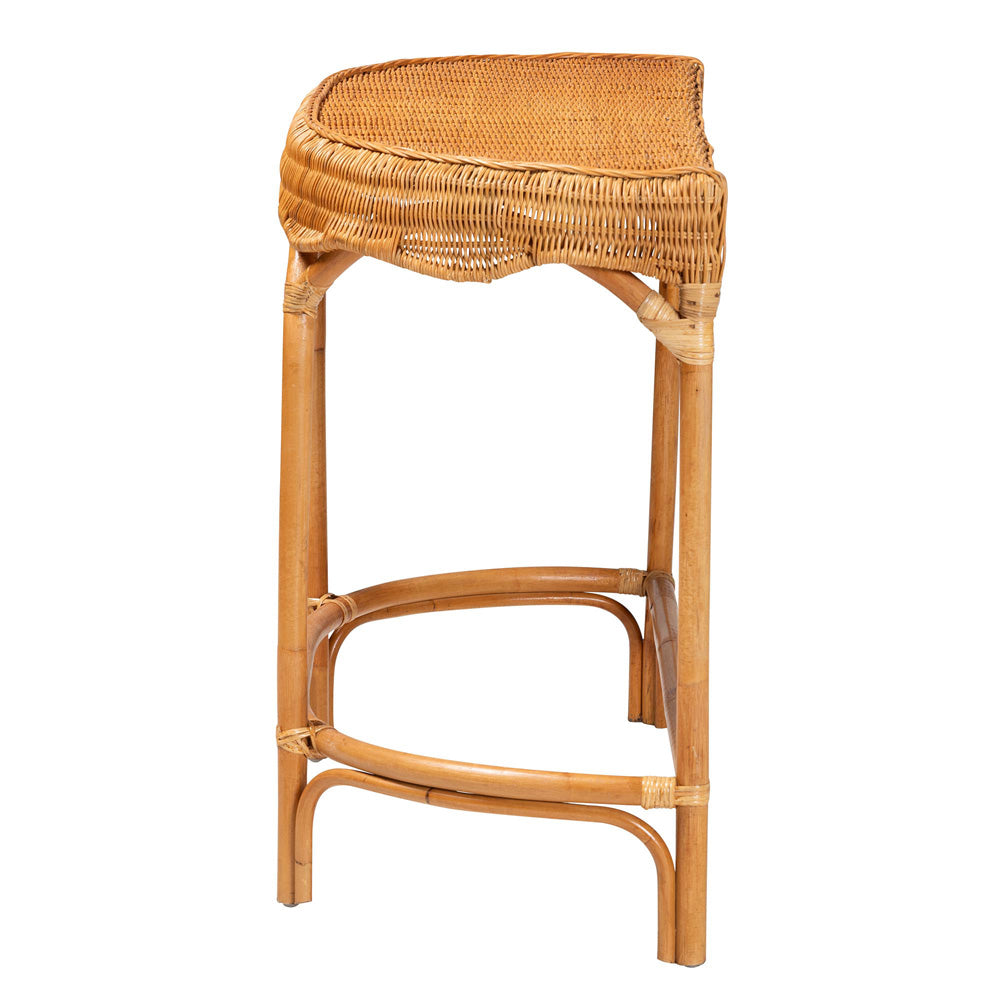 bali & pari - Wakana Console Table in Natural Brown - DCWH1005-Light Honey Rattan-Lola Console Table view 3
