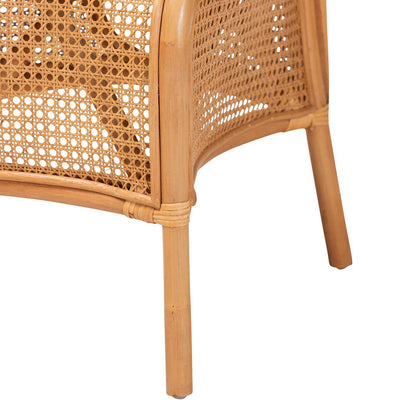 bali & pari  - Walker Dining Set in Light Honey - Walker-Light Honey Rattan-5PC Dining Set view 6