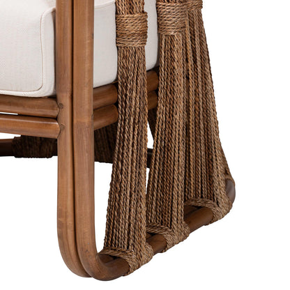 bali & pari - Westham Arm Chair in Brown/Light Brown/White - Westham-Light Brown-CC view 6
