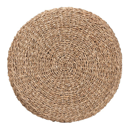 bali & pari - Wickham Footstool in Natural Brown - F234-FT6-Seagrass/Palm Leaf-Stool view 3