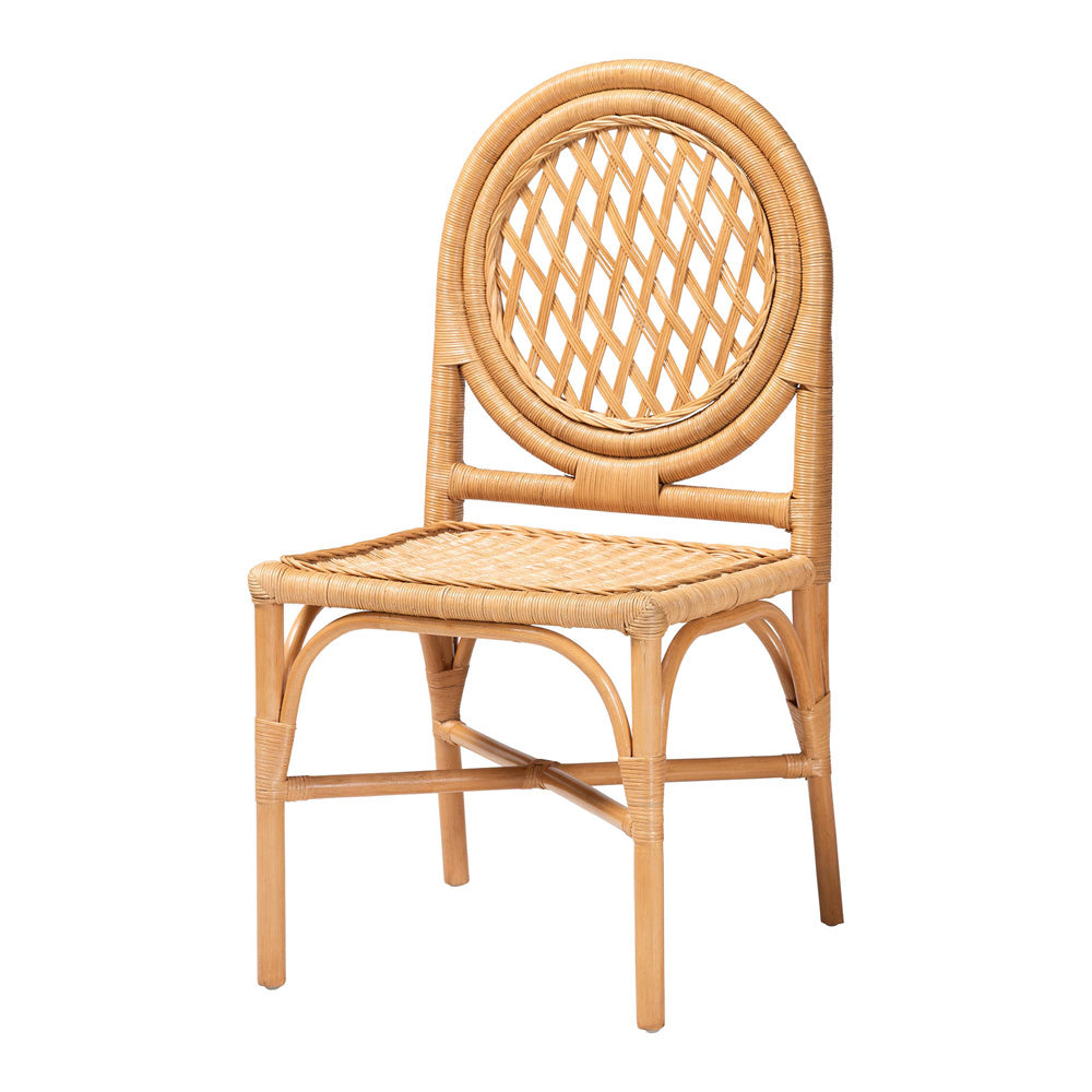 bali & pari - Winslow Dining Set in Light Honey - Winslow-Light Honey Rattan-5PC Dining Set view 2