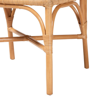 bali & pari - Winslow Dining Set in Light Honey - Winslow-Light Honey Rattan-5PC Dining Set view 6