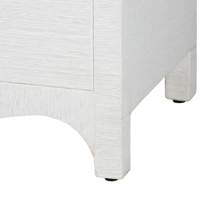 bali & pari  - Ximena Storage Cabinet in White/Gold - Ximena-2 Door-White-Cabinet view 6