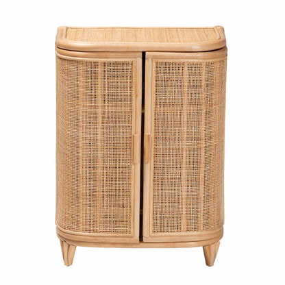 bali & pari - Yanka Storage Cabinet in Natural - WS 017-Natural Rattan-Large-Cabinet view 3