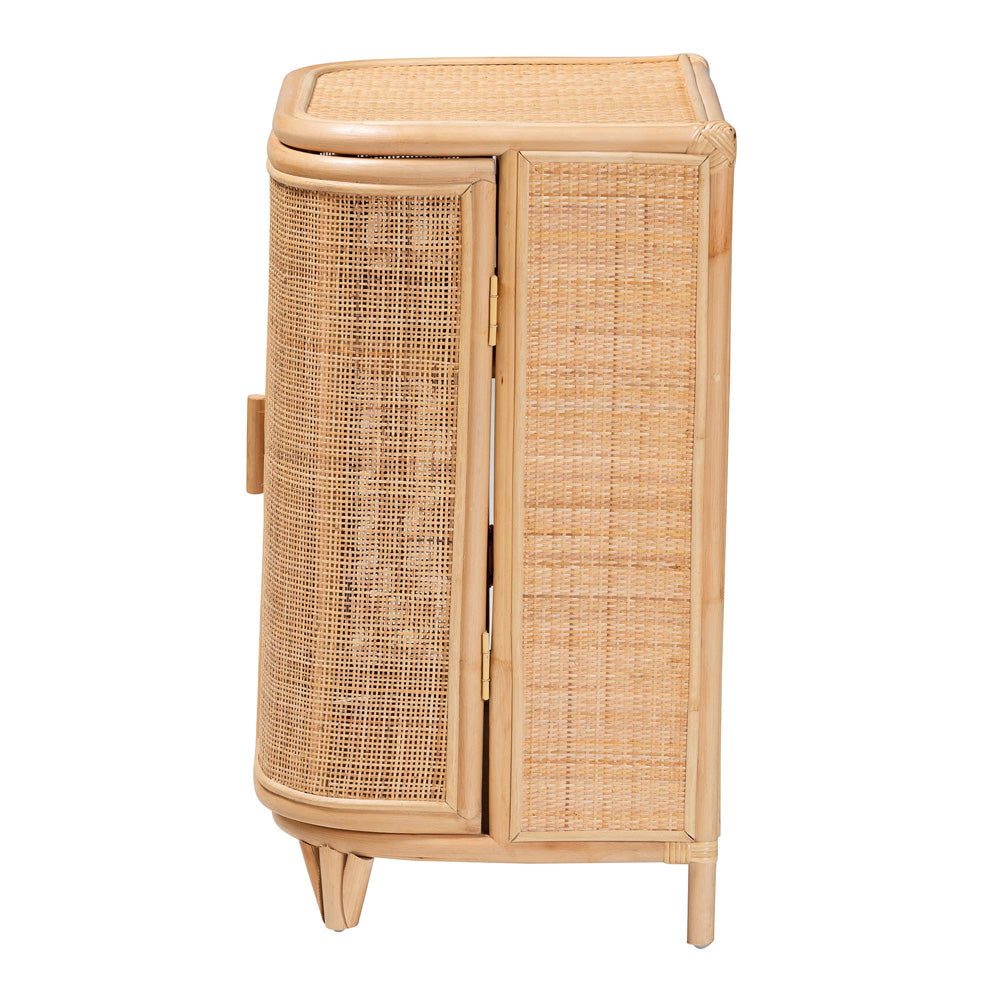 bali & pari - Yanka Storage Cabinet in Natural - WS 017-Natural Rattan-Large-Cabinet view 4