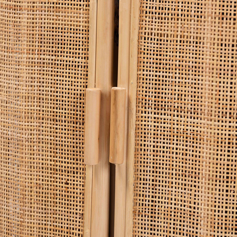bali & pari - Yanka Storage Cabinet in Natural - WS 017-Natural Rattan-Large-Cabinet view 5