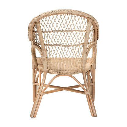 bali & pari - Zaira Arm Chair in Natural - Zaira-Version2-Rattan-AC view 4