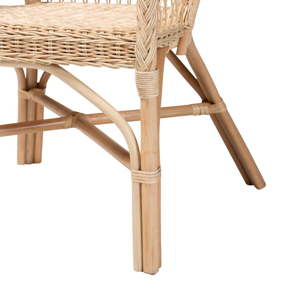 bali & pari - Zaira Arm Chair in Natural - Zaira-Version2-Rattan-AC view 6
