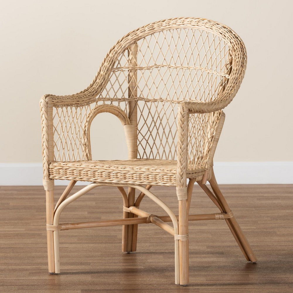 bali & pari - Zaira Arm Chair in Natural - Zaira-Version2-Rattan-AC view 9