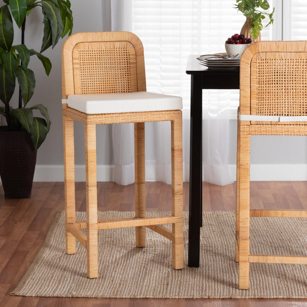 bali & pari - Zariah Bar Stool in White/Natural Brown - WS15-Mahogany-BS view 8