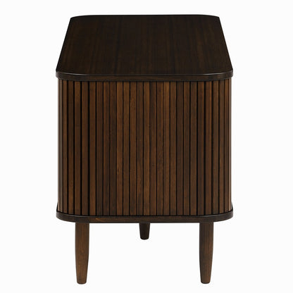 Bamax - Carson Console Table / Retractable Door Sideboard, Coffee - CAR001CE view 4