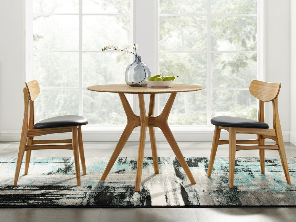 Bamax - Coral Dining Chair With Leather Seat, Golden, Set of 2 - CRL002GD view 6