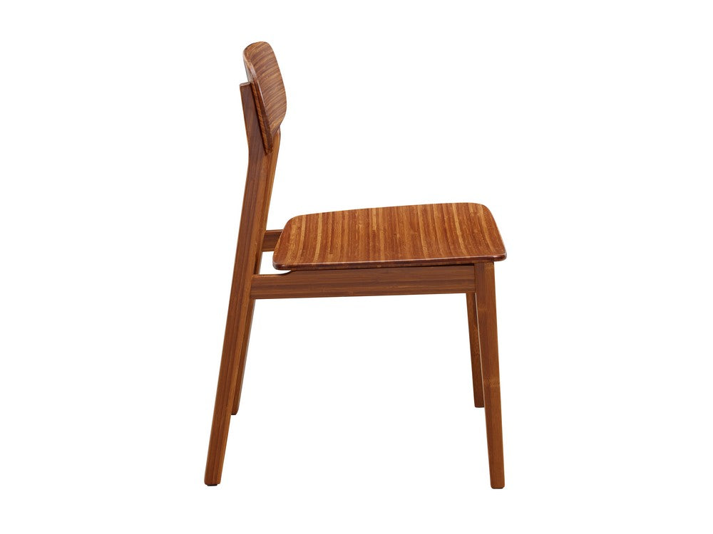 Bamax - Dylan Bamboo Dining Chair Set of 2 in Amber Finish - DLN023CP view 4