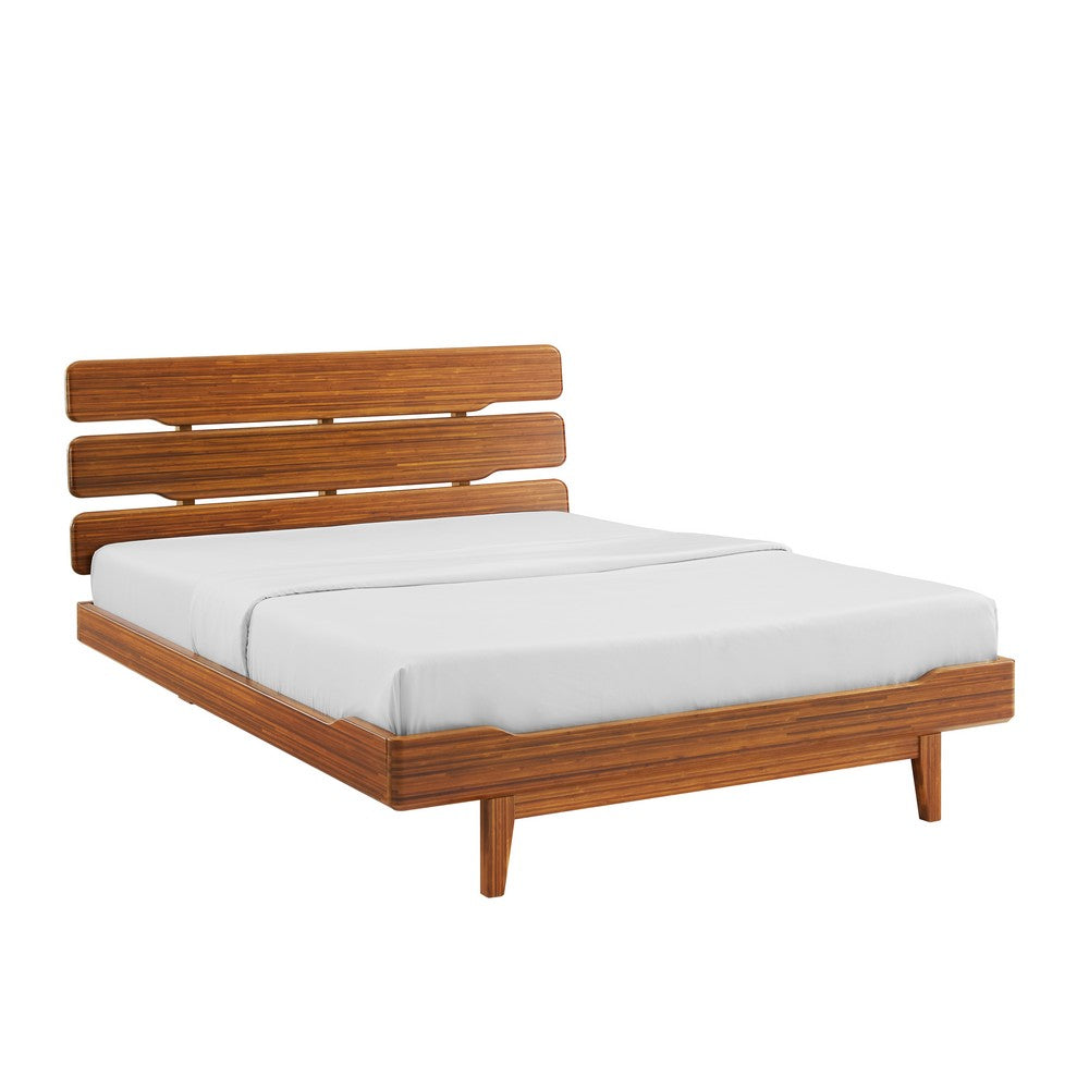 Bamax - Dylan King Platform Bed in Amber Finish - DLN027CP view 1