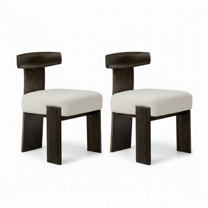 Bamax - Halo Solid Bamboo Dining Chair Set of 2 - HAL001CH view 1