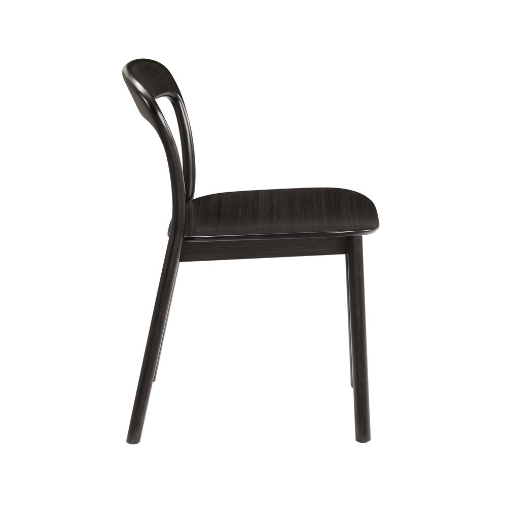 Bamax - Layla Chair Bamboo seat, Charcoal - LYA004CH view 2