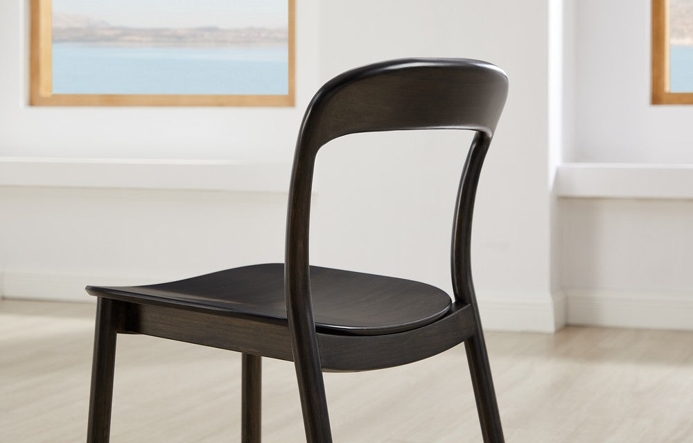Bamax - Layla Chair Bamboo seat, Charcoal - LYA004CH view 5