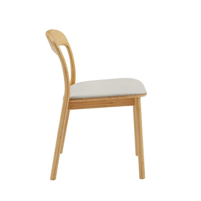 Bamax - Layla Chair Leather Seat, Sand - LYA005SD view 3