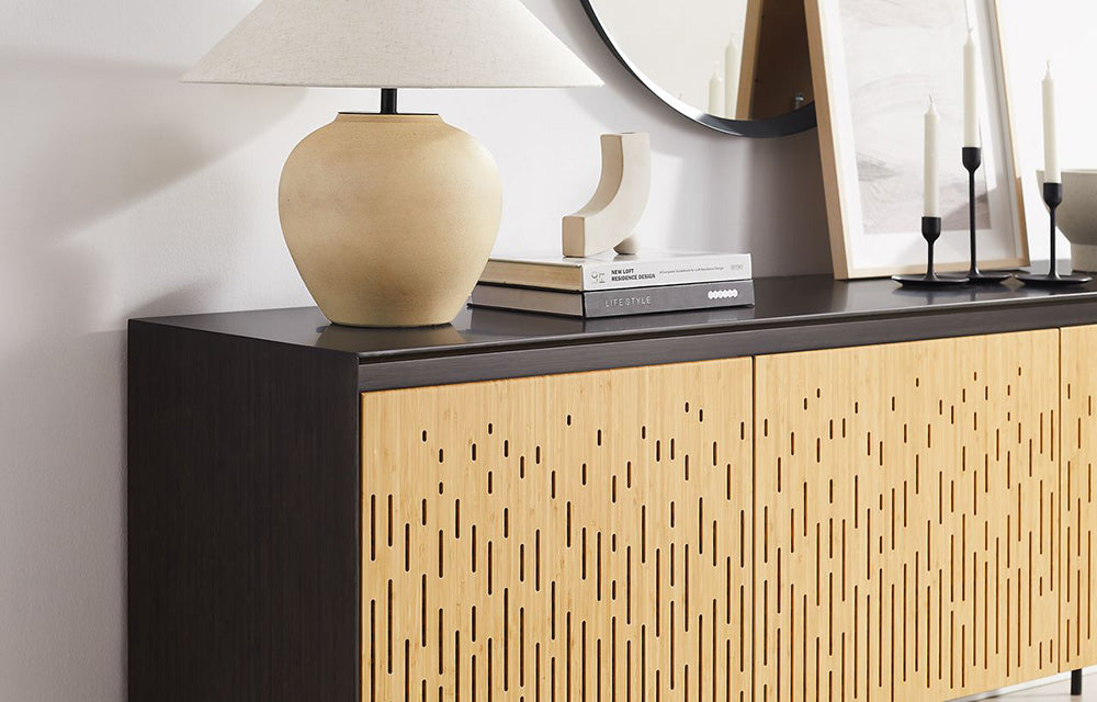 Bamax - Layla Console Sideboard, Charcoal - LYA003CH view 8