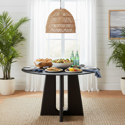 Bamax - Lenor 48 Round Table, Charcoal - LEN001CH view 6