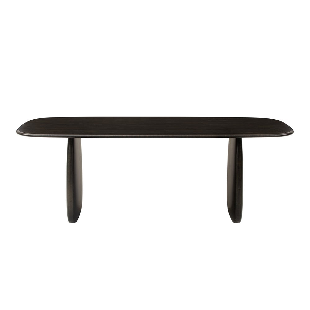 Bamax - Nash 84" Solid Moso Bamboo Dining Table in Caviar Finish - NAS002CH view 2