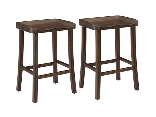 Bamax - Piper Counter Height Stool, Coffee, Set of 2 - PPR0602CSCE view 1
