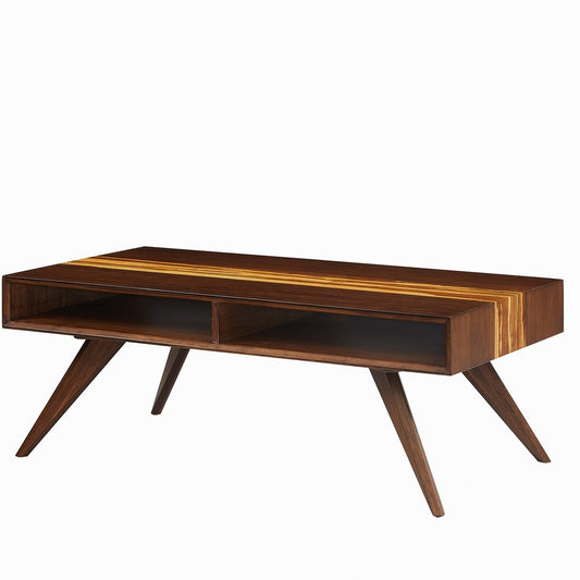 Bamax - Sarah Coffee Table, Burgundy - SRH010BG view 1