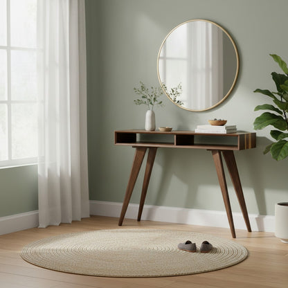 Bamax - Sarah Console Table, Burgundy - SRH009BG view 4