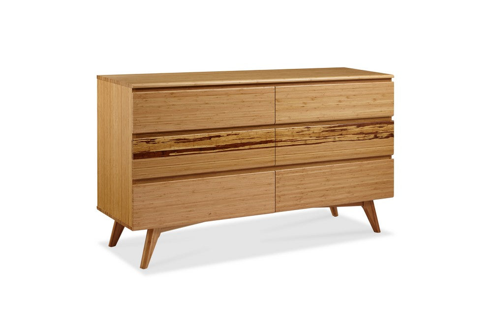Bamax - Sarah Six Drawer Double Dresser, Golden - SRH005GD view 1