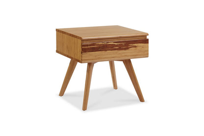 Bamax - Sarah Solid Bamboo Nightstand with Drawer - SRH003GD view 2