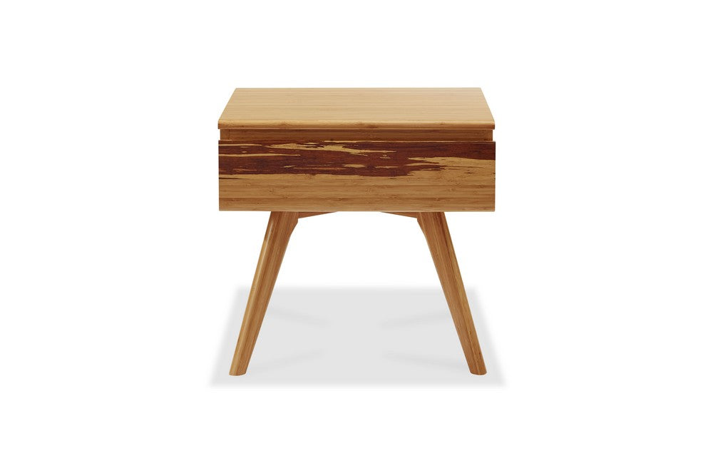 Bamax - Sarah Solid Bamboo Nightstand with Drawer - SRH003GD view 3
