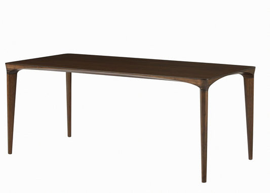 Bamax - Solene 72 Mid-Century Modern Dining Table in Black Walnut - SNE001CE view 1