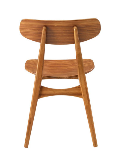 Bamax - Solid Bamboo Dining Chairs Set of 2 in Copper - CRL001CP view 4
