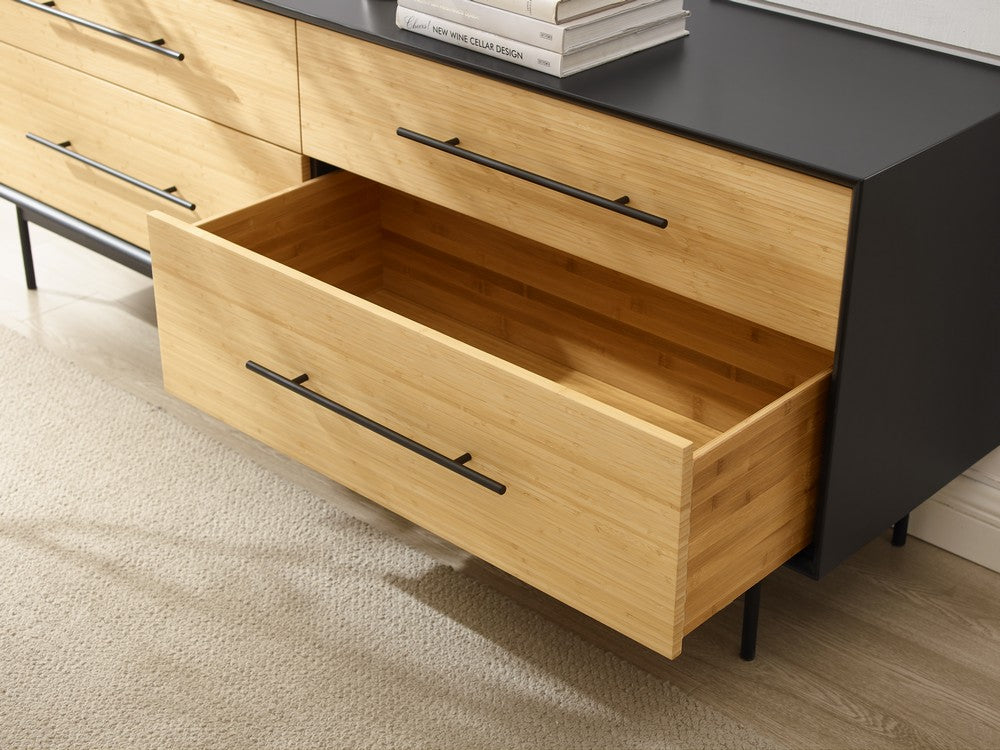 Bamax - Spencer 4 Drawer Double Dresser, Sand - SPN006SD view 5