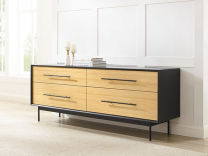 Bamax - Spencer 4 Drawer Double Dresser, Sand - SPN006SD view 8