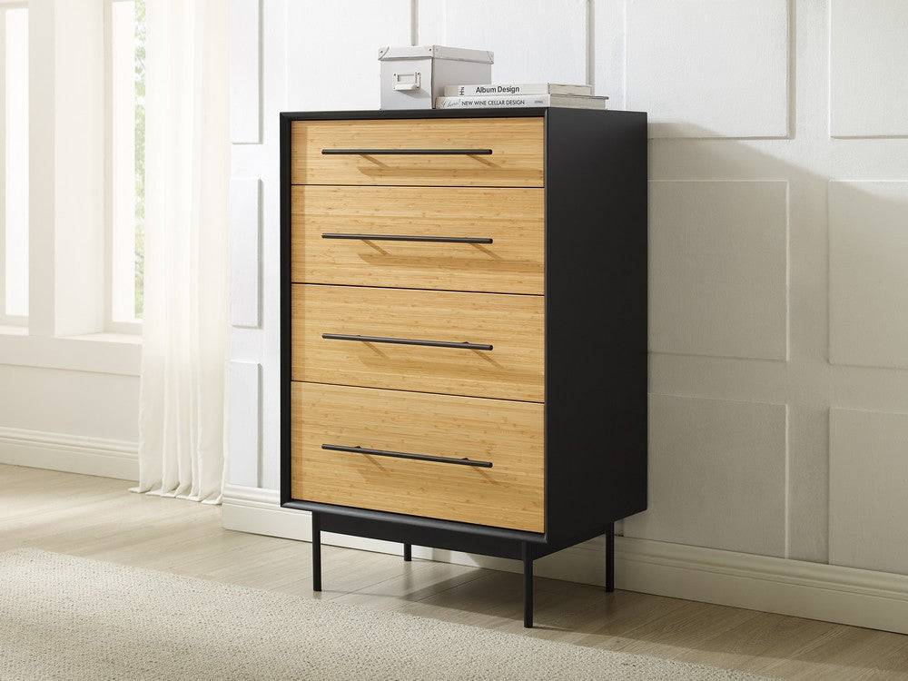 Bamax - Spencer 4 Drawer High Chest, Sand - SPN005SD view 7