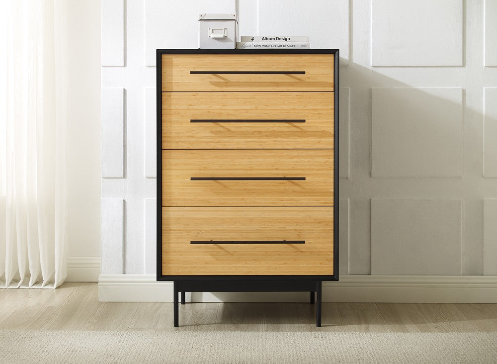 Bamax - Spencer 4 Drawer High Chest, Sand - SPN005SD view 8