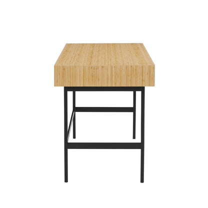 Bamax - Spencer 48" Solid Bamboo Desk with Drawers - SPN008SD view 3