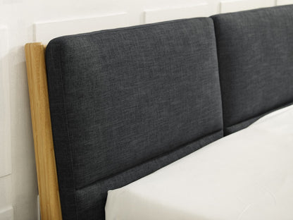 Bamax - Spencer King Platform Bed with Fabric, Sand - SPN002SD view 5