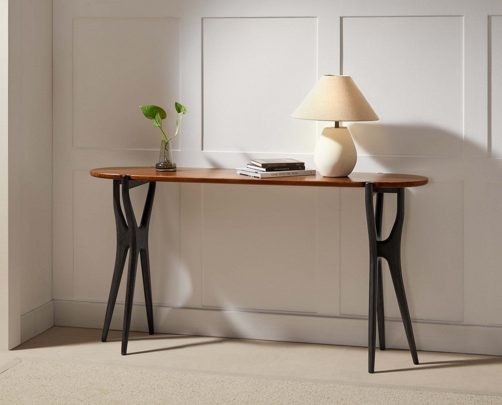 Bamax - Trinity Solid Bamboo Entryway Table - TRY001CP view 4