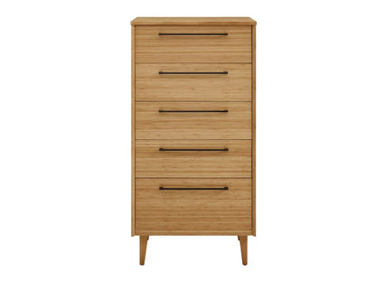 Bamax - Tristan Five Drawer High Chest, Golden - TSN093GD view 2